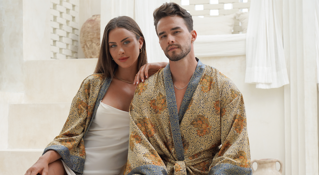 Famous Robe Shot Satin Kimonos/Robes – SUKARA