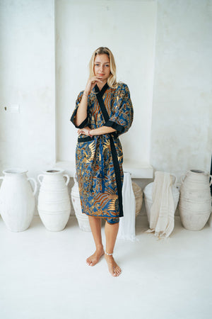Dressing Gowns For Men & Women | Kimono Jacket Robe